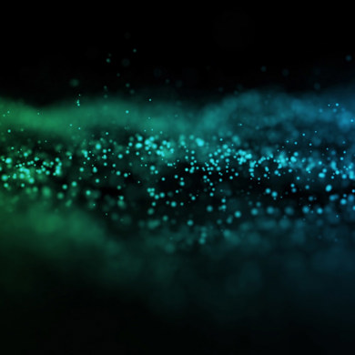 Blue and green light