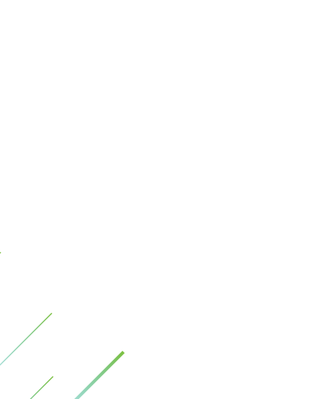 Three green left sided dashes